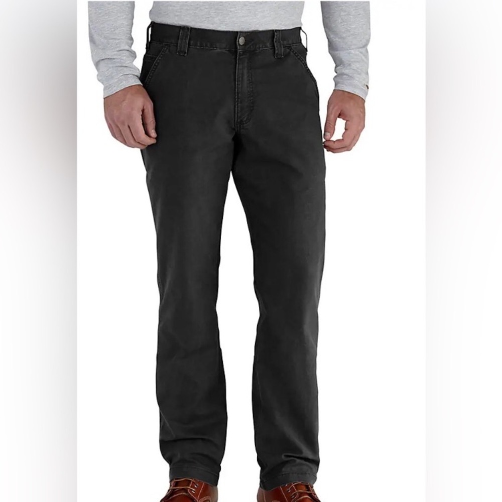 Carhartt Cotton Rugged Flex Relax Fit Canvas Work
Pants BN2291M Black size 42x30